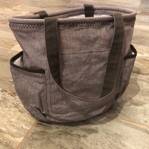 Retro metro canvas shoulder bag